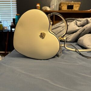 Kate Spade Heart-Shaped Cream Crossbody Bag